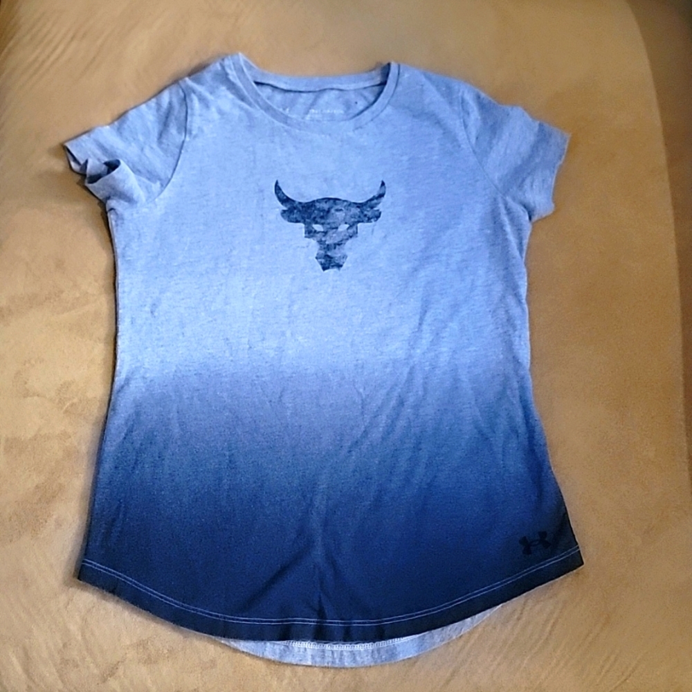 Girls under armour tshirt size xsmall youth xsmall the rock kids